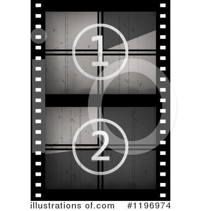 Royalty-Free (RF) Film Strip Clipart Illustration by Eugene - Stock Sample #1196974
