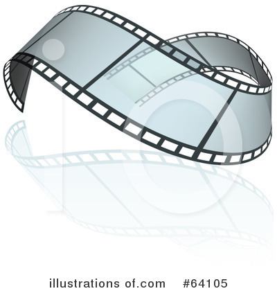 Royalty-Free (RF) Film Strip Clipart Illustration by dero - Stock Sample #64105