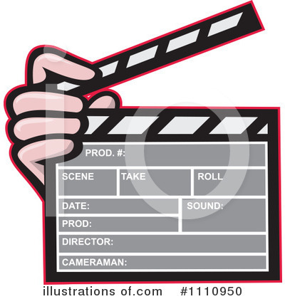 Royalty-Free (RF) Filming Clipart Illustration by patrimonio - Stock Sample #1110950