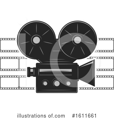 Royalty-Free (RF) Filming Clipart Illustration by Vector Tradition SM - Stock Sample #1611661