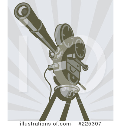 Royalty-Free (RF) Filming Clipart Illustration by patrimonio - Stock Sample #225307