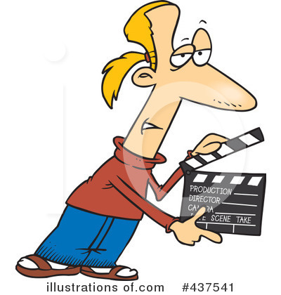 Filming Clipart #437541 by toonaday
