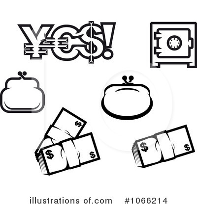Coin Purse Clipart #1066214 by Vector Tradition SM