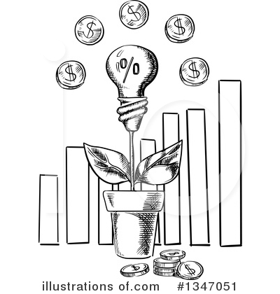 Royalty-Free (RF) Finance Clipart Illustration by Vector Tradition SM - Stock Sample #1347051