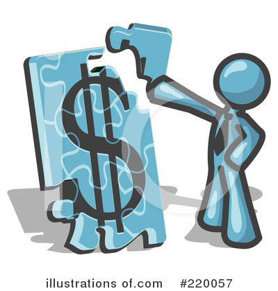 Royalty-Free (RF) Finance Clipart Illustration by Leo Blanchette - Stock Sample #220057