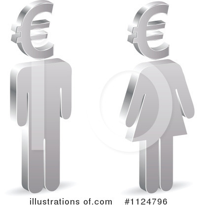 Euro Symbol Clipart #1124796 by Andrei Marincas