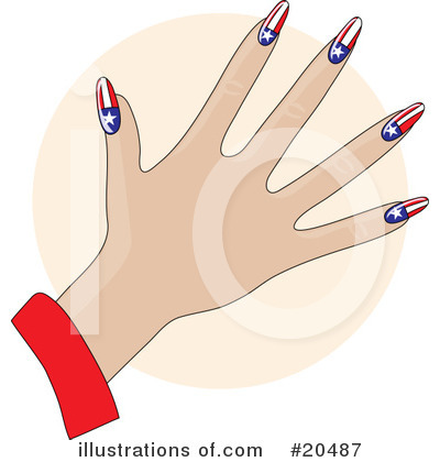 Royalty-Free (RF) Fingernails Clipart Illustration by Maria Bell - Stock Sample #20487