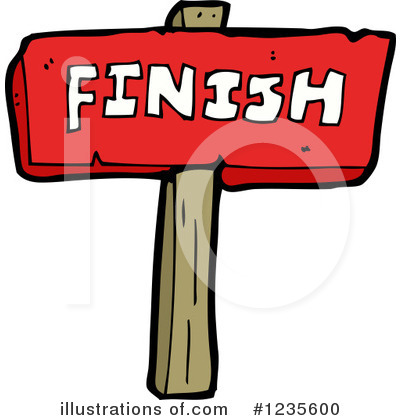 Royalty-Free (RF) Finish Clipart Illustration by lineartestpilot - Stock Sample #1235600