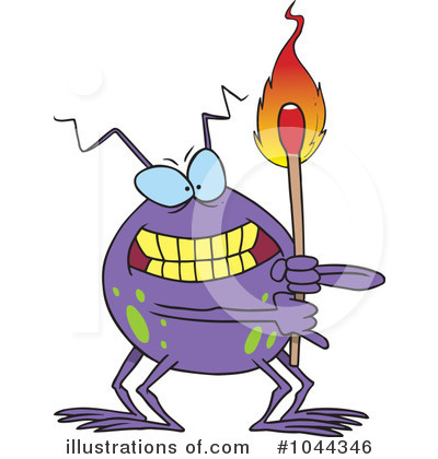 Royalty-Free (RF) Fire Clipart Illustration by toonaday - Stock Sample #1044346