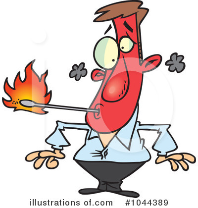Royalty-Free (RF) Fire Clipart Illustration by toonaday - Stock Sample #1044389