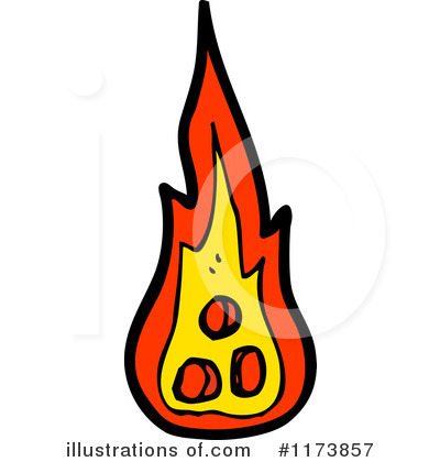 Royalty-Free (RF) Fire Clipart Illustration by lineartestpilot - Stock Sample #1173857