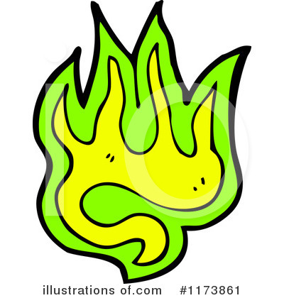 Royalty-Free (RF) Fire Clipart Illustration by lineartestpilot - Stock Sample #1173861