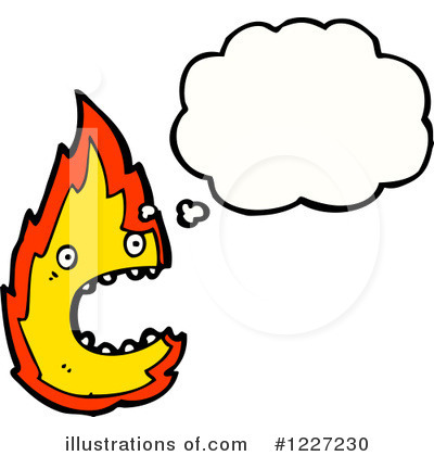 Royalty-Free (RF) Fire Clipart Illustration by lineartestpilot - Stock Sample #1227230
