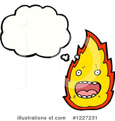 Royalty-Free (RF) Fire Clipart Illustration by lineartestpilot - Stock Sample #1227231