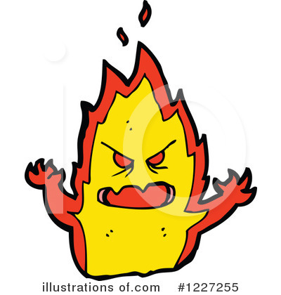 Royalty-Free (RF) Fire Clipart Illustration by lineartestpilot - Stock Sample #1227255