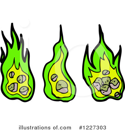 Royalty-Free (RF) Fire Clipart Illustration by lineartestpilot - Stock Sample #1227303