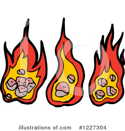 Royalty-Free (RF) Fire Clipart Illustration by lineartestpilot - Stock Sample #1227304