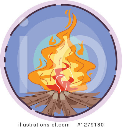 Campfire Clipart #1279180 by BNP Design Studio