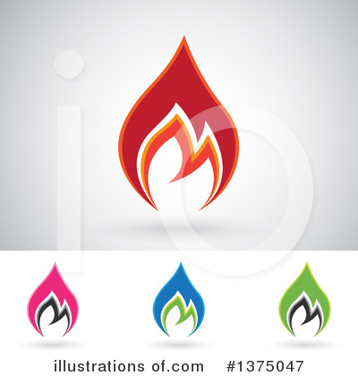 Royalty-Free (RF) Fire Clipart Illustration by cidepix - Stock Sample #1375047