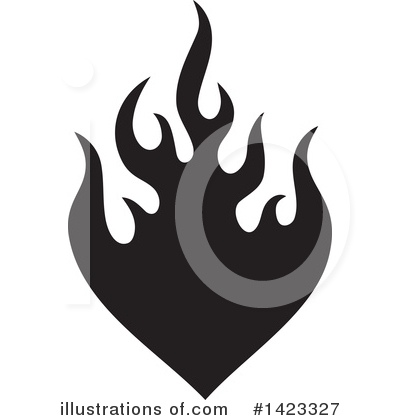 Flames Clipart #1423327 by Any Vector