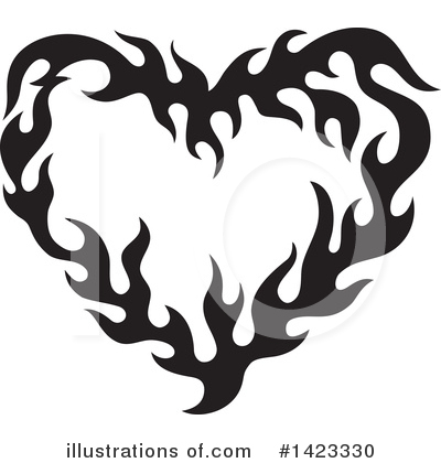 Flames Clipart #1423330 by Any Vector