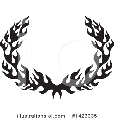 Royalty-Free (RF) Fire Clipart Illustration by Any Vector - Stock Sample #1423335