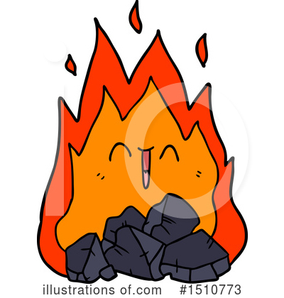 Royalty-Free (RF) Fire Clipart Illustration by lineartestpilot - Stock Sample #1510773