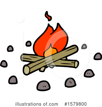Royalty-Free (RF) Fire Clipart Illustration by lineartestpilot - Stock Sample #1579800