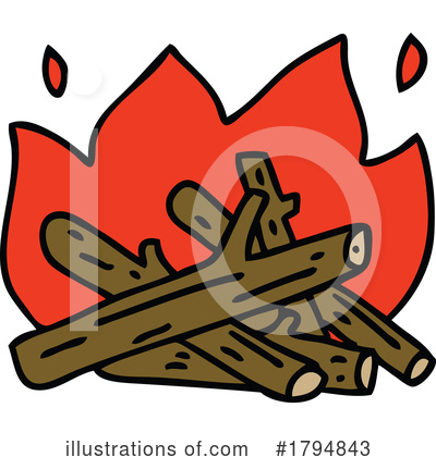 Campfire Clipart #1794843 by lineartestpilot