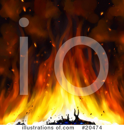 Royalty-Free (RF) Fire Clipart Illustration by Tonis Pan - Stock Sample #20474
