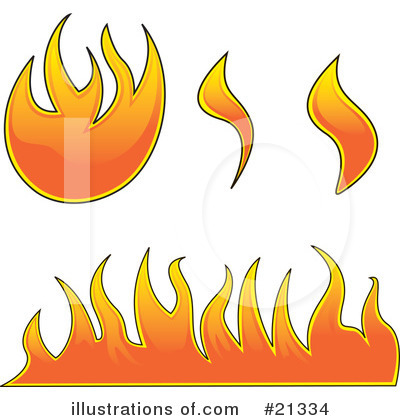 Royalty-Free (RF) Fire Clipart Illustration by Paulo Resende - Stock Sample #21334