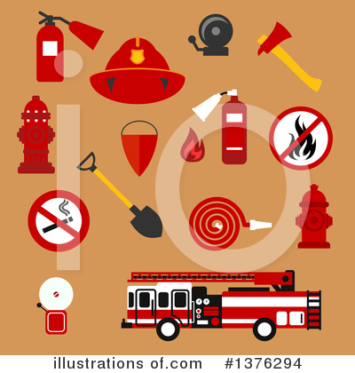 Royalty-Free (RF) Fire Department Clipart Illustration by Vector Tradition SM - Stock Sample #1376294