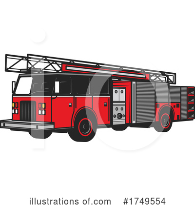 Firefighter Clipart #1749554 by Vector Tradition SM