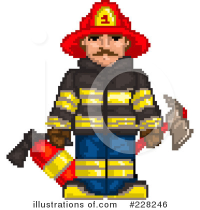 Royalty-Free (RF) Fire Department Clipart Illustration by Tonis Pan - Stock Sample #228246