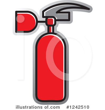 Royalty-Free (RF) Fire Extinguisher Clipart Illustration by Lal Perera - Stock Sample #1242510
