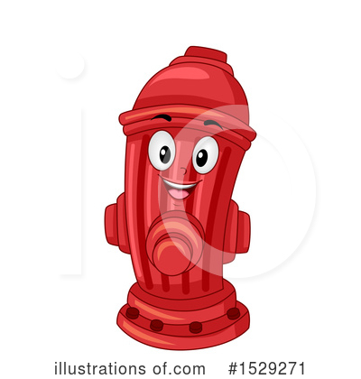 Royalty-Free (RF) Fire Hydrant Clipart Illustration by BNP Design Studio - Stock Sample #1529271