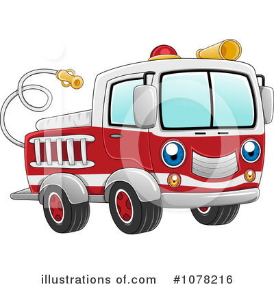 Fire Engine Clipart #1078216 by BNP Design Studio