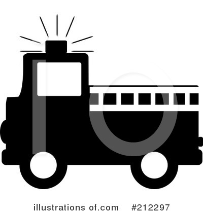 Royalty-Free (RF) Fire Truck Clipart Illustration by Pams Clipart - Stock Sample #212297
