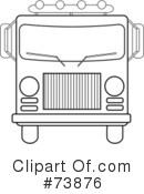 Fire Truck Clipart #73876 by Pams Clipart