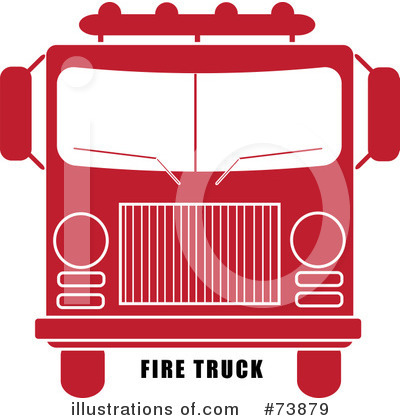 Royalty-Free (RF) Fire Truck Clipart Illustration by Pams Clipart - Stock Sample #73879