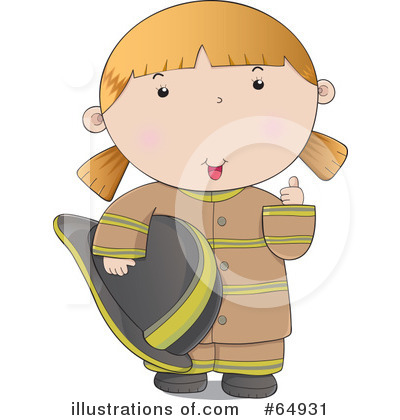 Royalty-Free (RF) Fire Woman Clipart Illustration by YUHAIZAN YUNUS - Stock Sample #64931