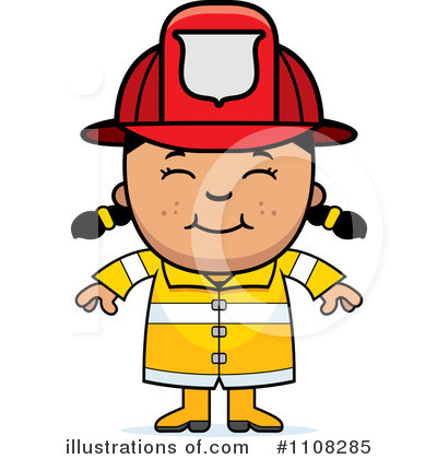 Royalty-Free (RF) Firefighter Clipart Illustration by Cory Thoman - Stock Sample #1108285