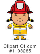 Firefighter Clipart #1108285 by Cory Thoman