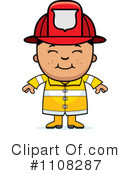 Firefighter Clipart #1108287 by Cory Thoman