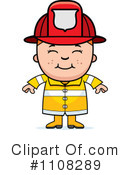 Firefighter Clipart #1108289 by Cory Thoman