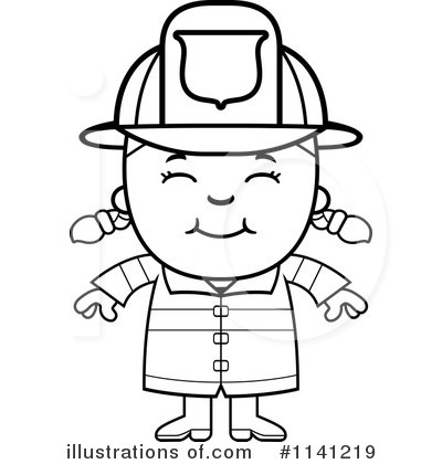 Royalty-Free (RF) Firefighter Clipart Illustration by Cory Thoman - Stock Sample #1141219