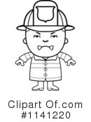 Firefighter Clipart #1141220 by Cory Thoman