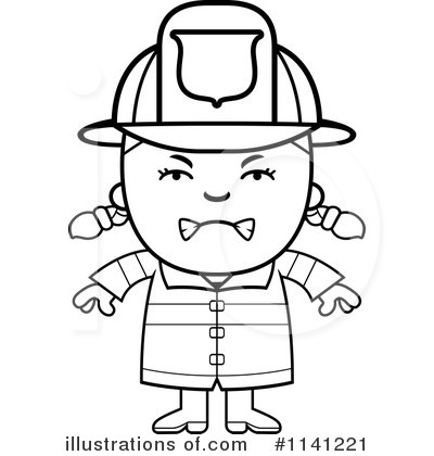 Royalty-Free (RF) Firefighter Clipart Illustration by Cory Thoman - Stock Sample #1141221