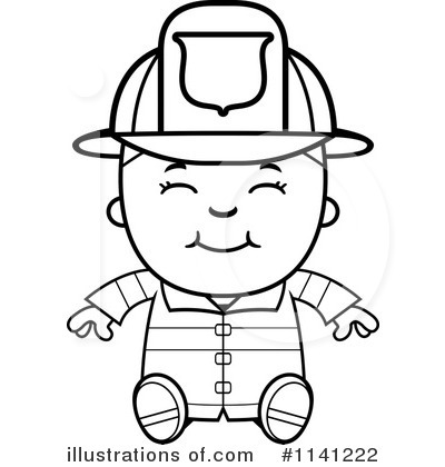 Royalty-Free (RF) Firefighter Clipart Illustration by Cory Thoman - Stock Sample #1141222