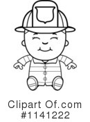 Firefighter Clipart #1141222 by Cory Thoman